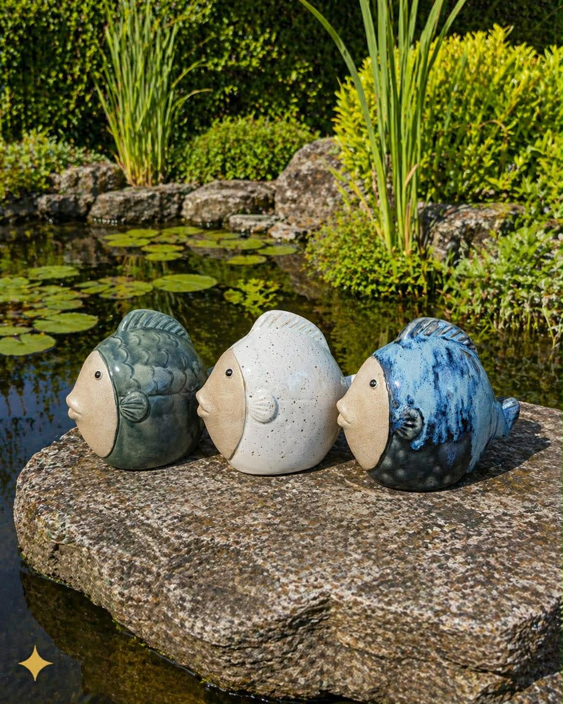 Decoratieve vis in meerdere kleuren
