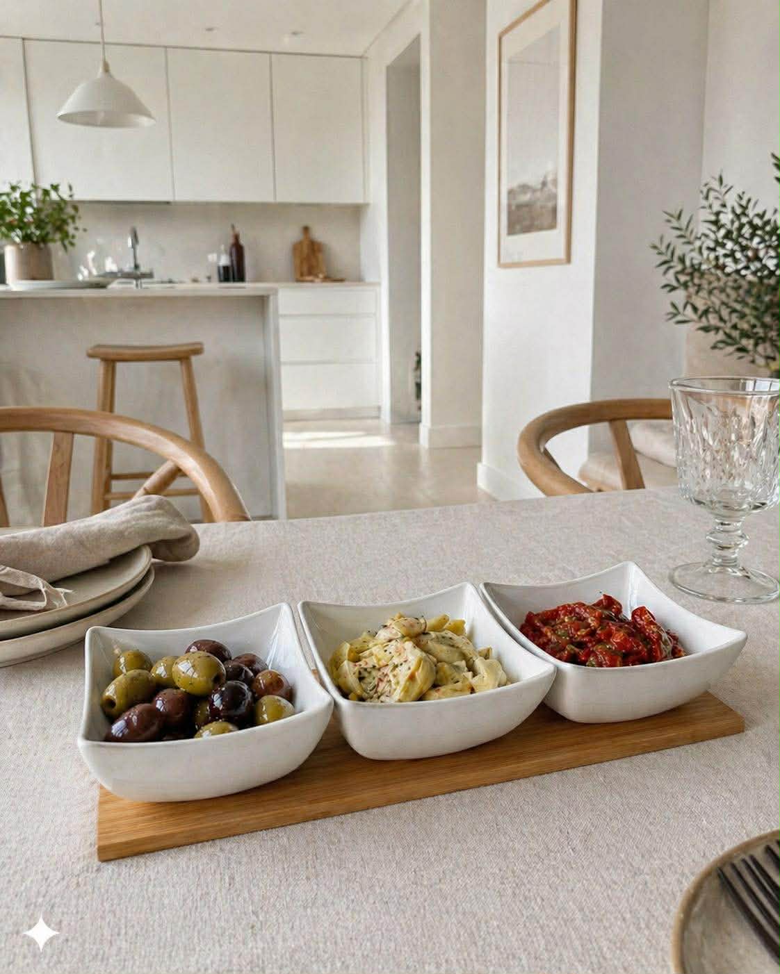Tapas - set met 4 delen