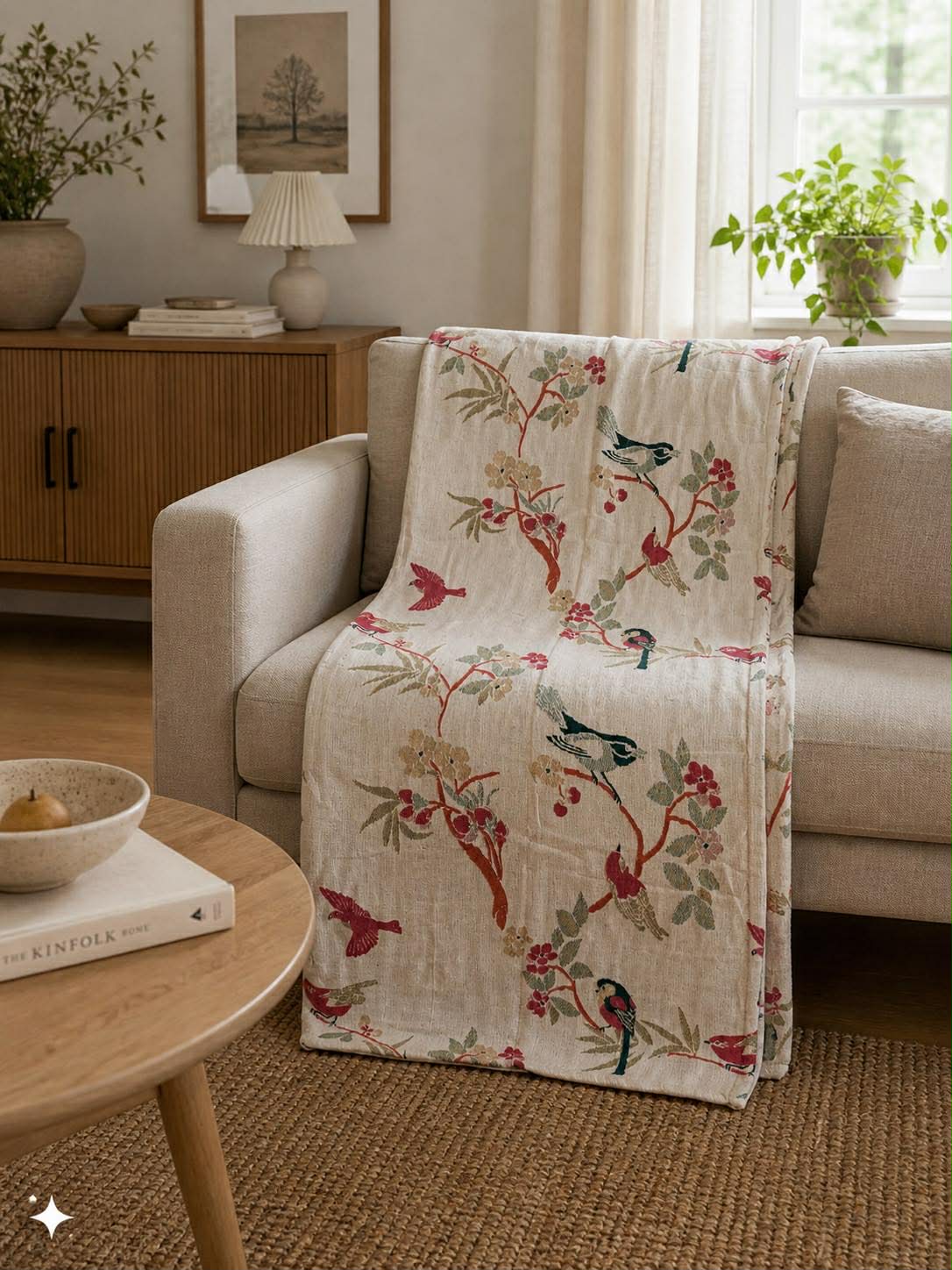 Plaid JACQUARD - vogels