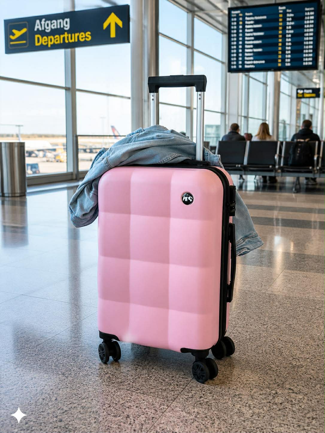 Koffer Trolley - Roze