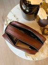 Dubbele toilettas Faust - Dark brown