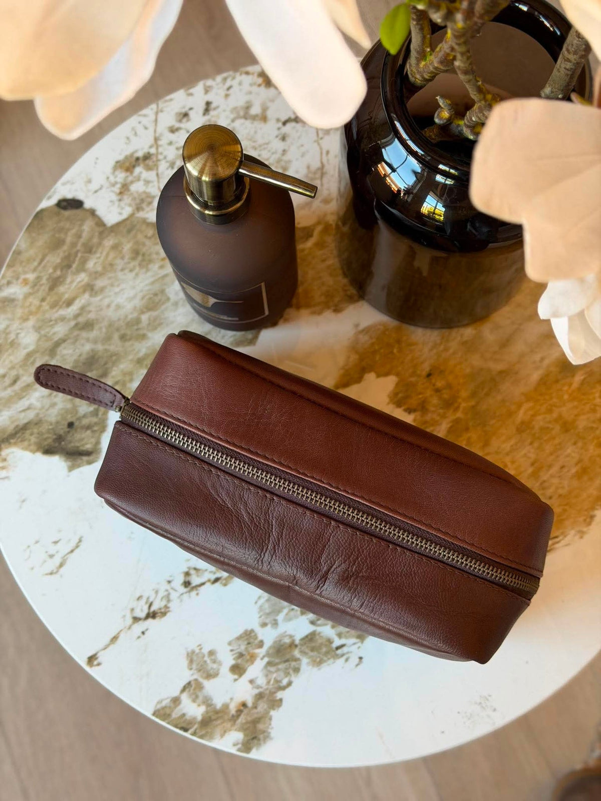 Toilettas Faust - Dark brown