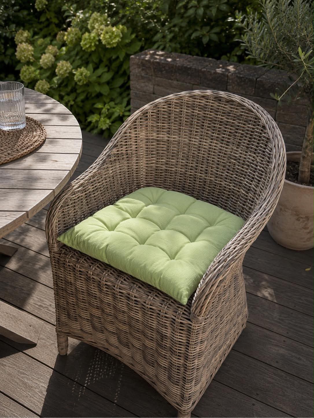 Tuinkussen futon – Groen