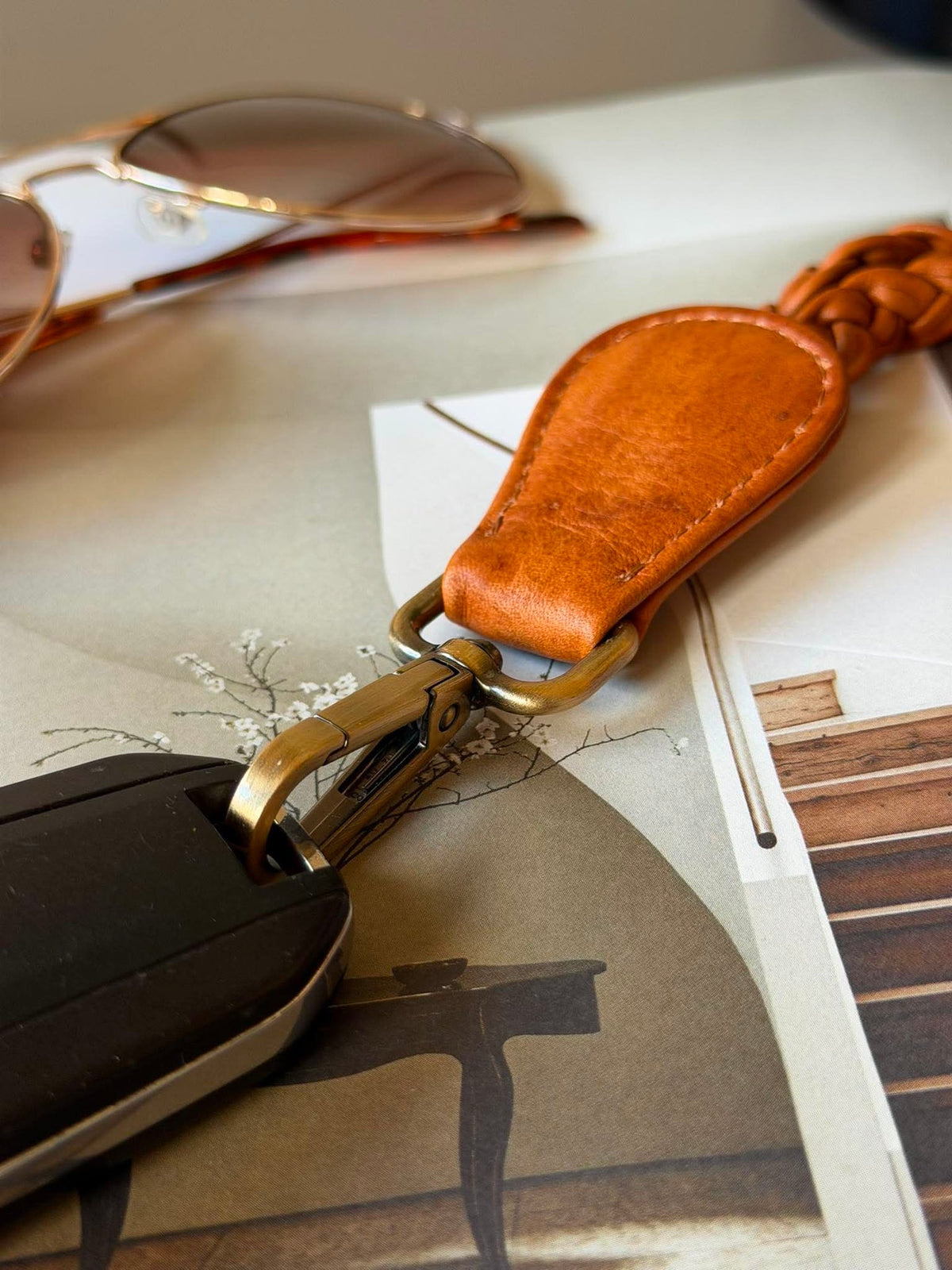 Koorddraaglus - MIKO cognac washed