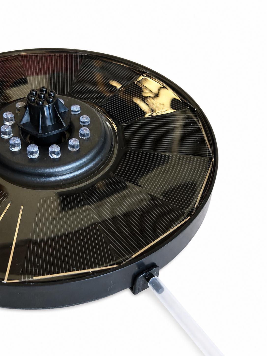 Solarfontein met licht - Ø 16 cm