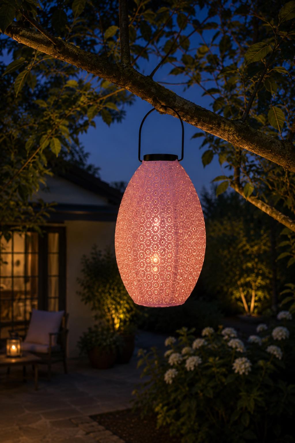 Lamp op zonne-energie - Roze