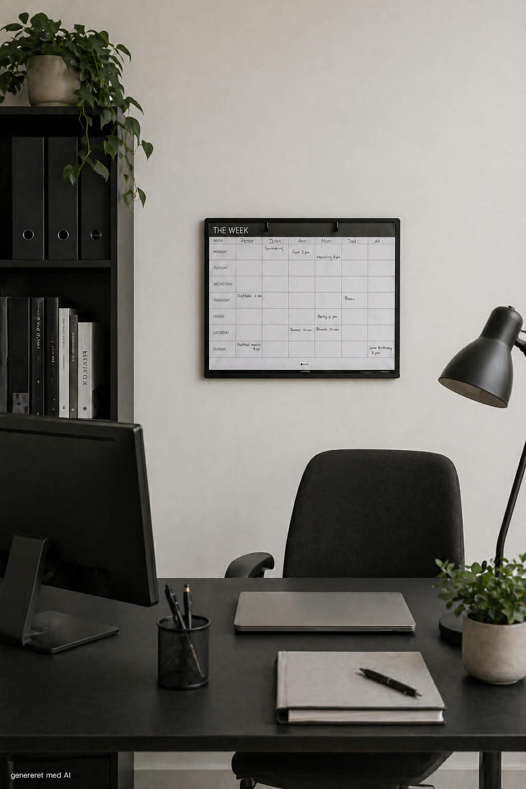 Planbord in strak design - ink blok