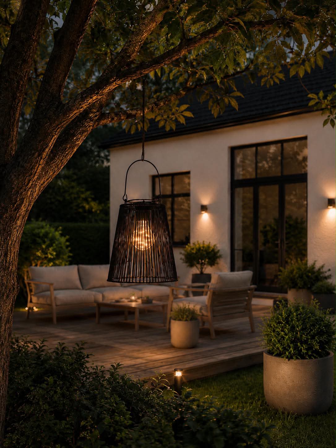 Sabbi lamp op zonne-energie - Black