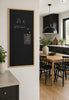 Mooie Magnetisch krijtbord met natuurlijke lijst