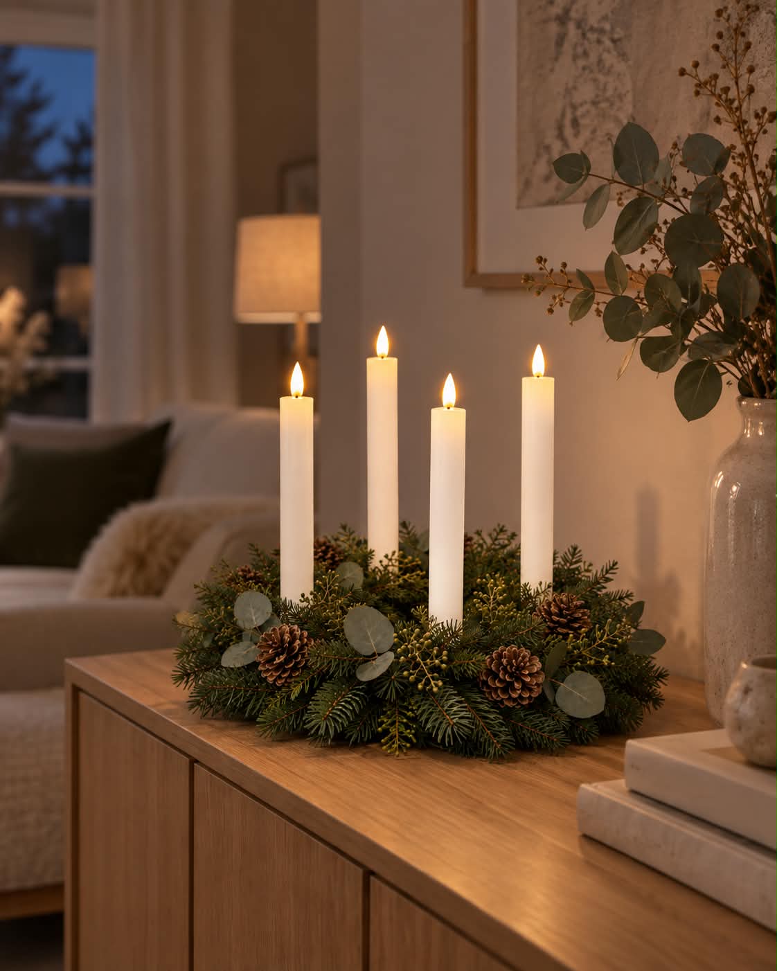LED kaarsen 4 stuks - Wit
