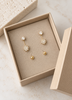 Mix box met 6 oorbellen - Ivy 18k verguld