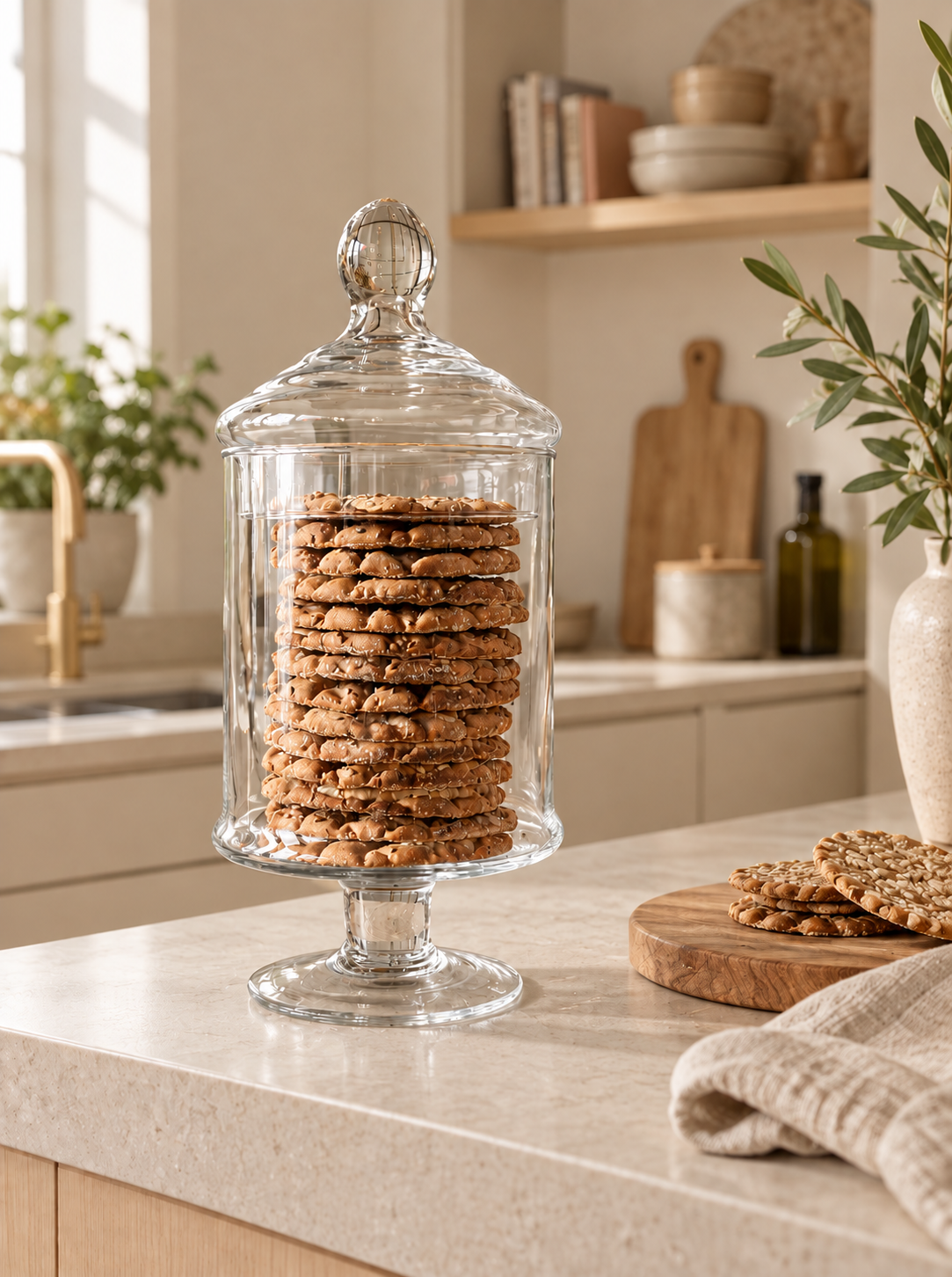 Opbergpot met deksel - Glas