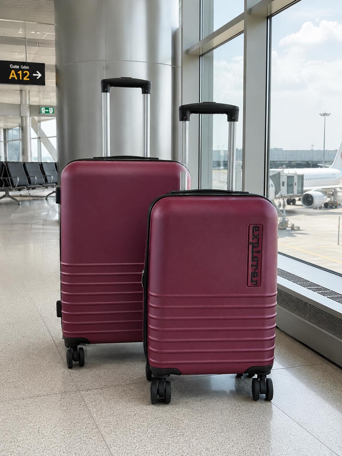 Kofferset van 2 stuks – Bordeaux