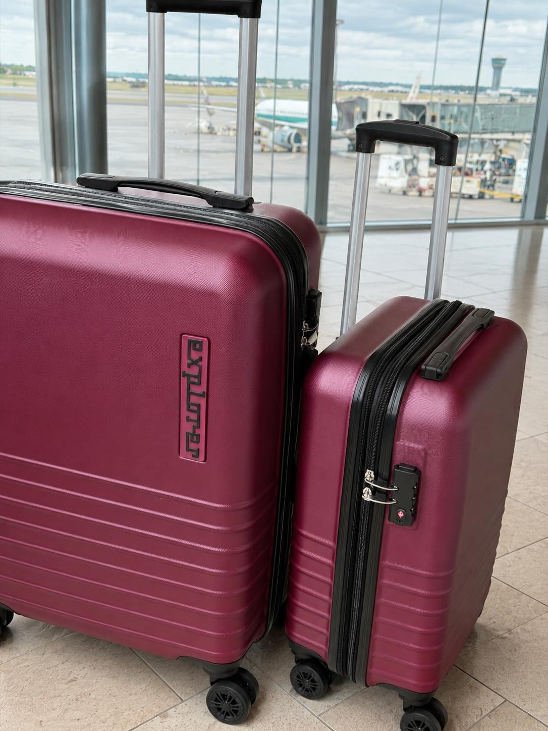 Kofferset van 2 stuks – Bordeaux