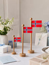 Noorse vlag wood - Meerdere maten