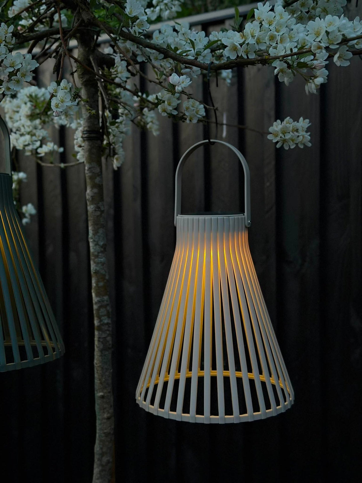 Lantaarn Emily solar 24 cm - Meerdere kleuren