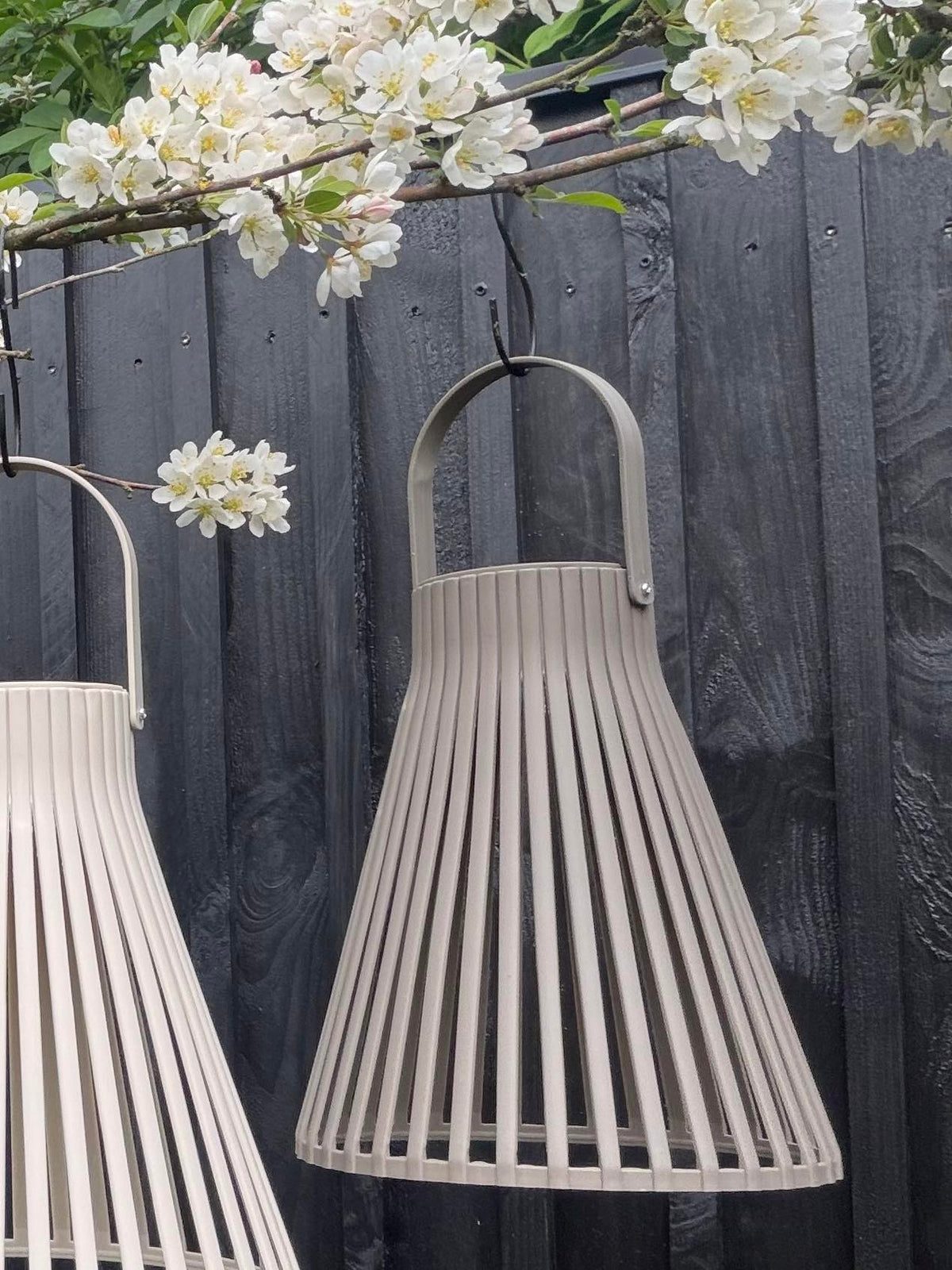 Lantaarn Emily solar 24 cm - Meerdere kleuren