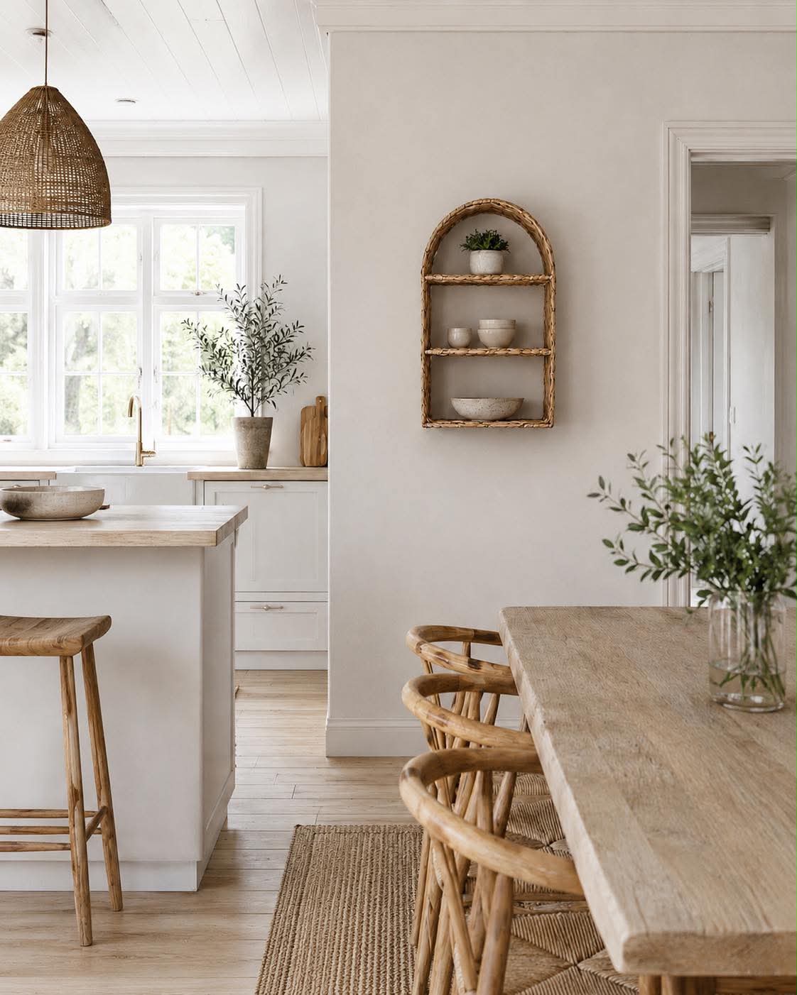 Wandplank van waterhyacint