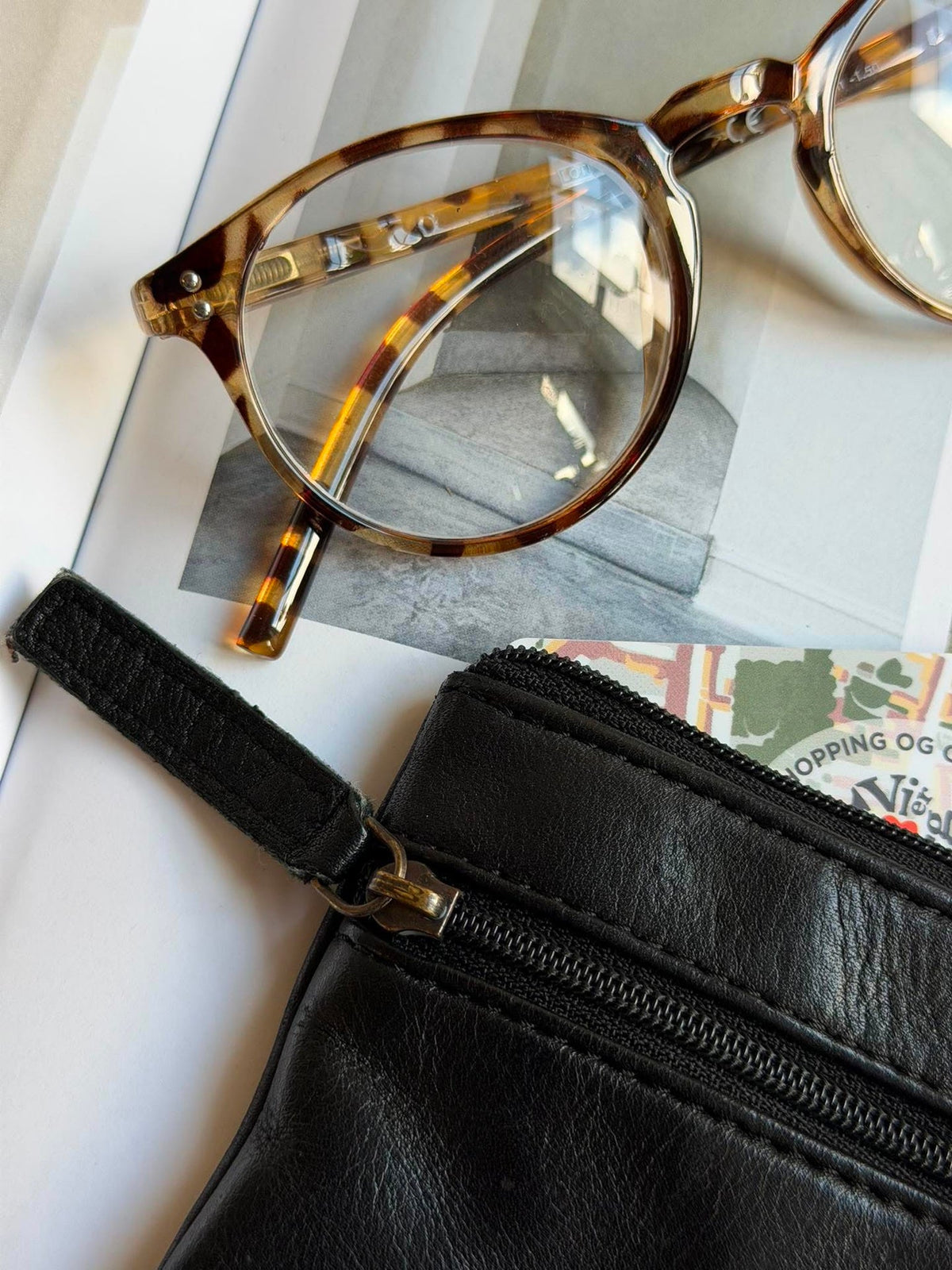 Portemonnee - washed black