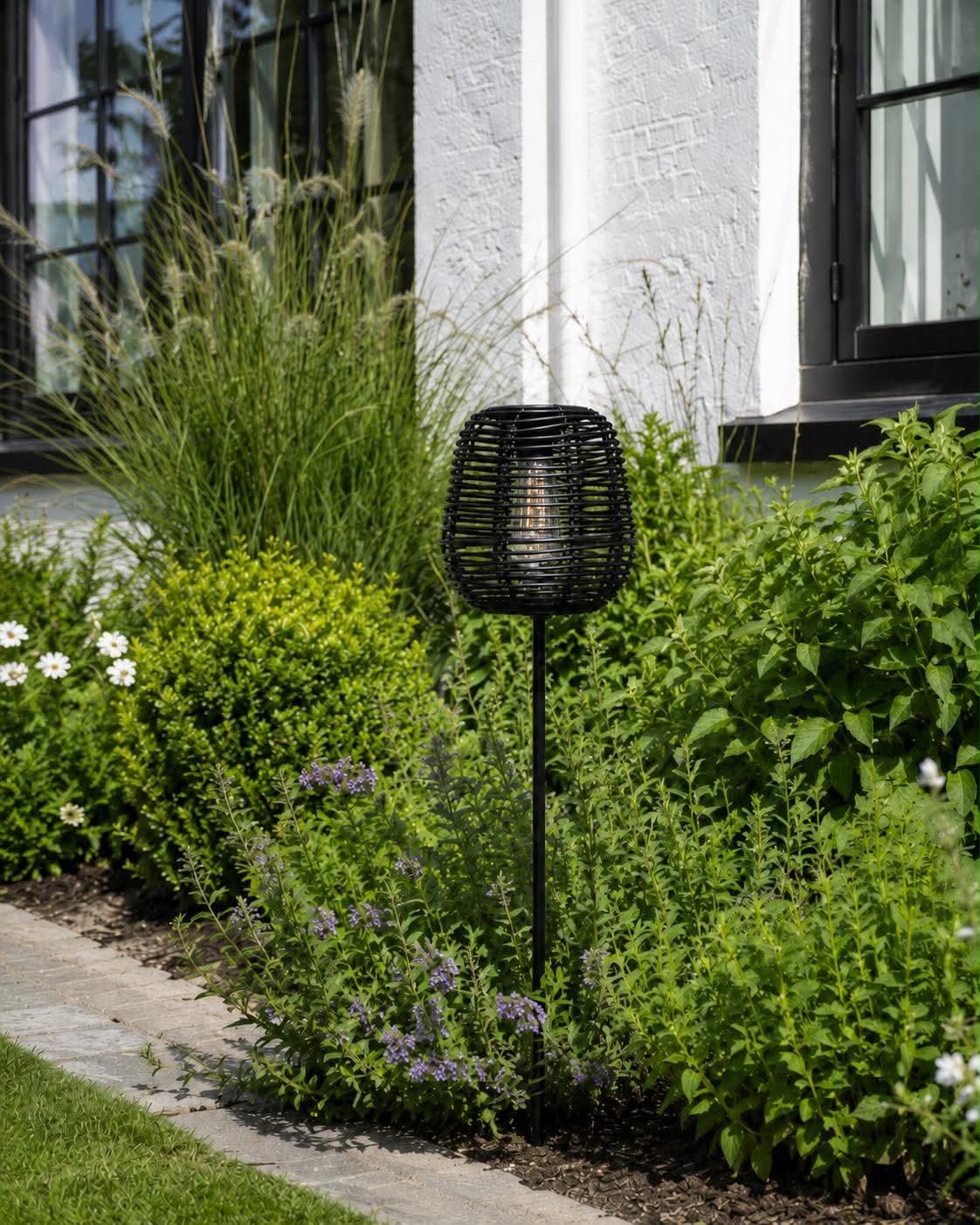 Lantaarn op prikker 79 cm - Meerdere kleuren