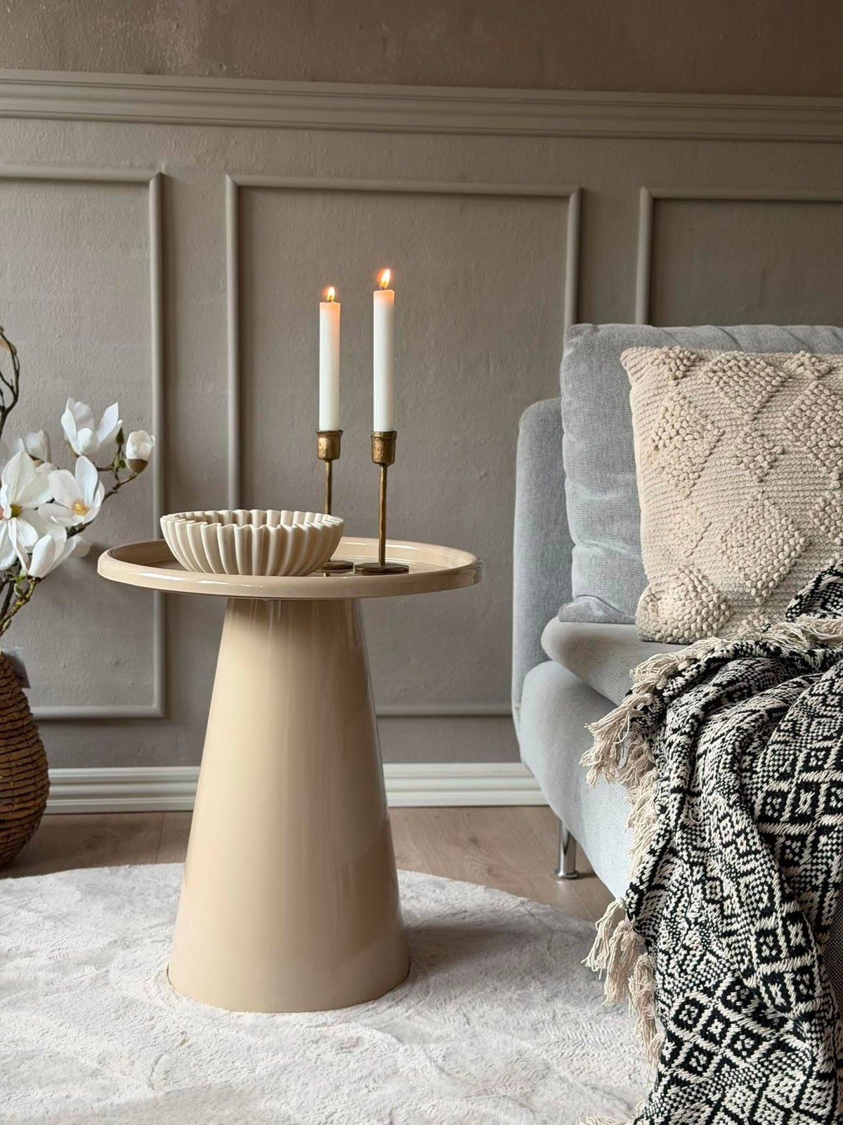 Bijzettafel - Shiny Beige