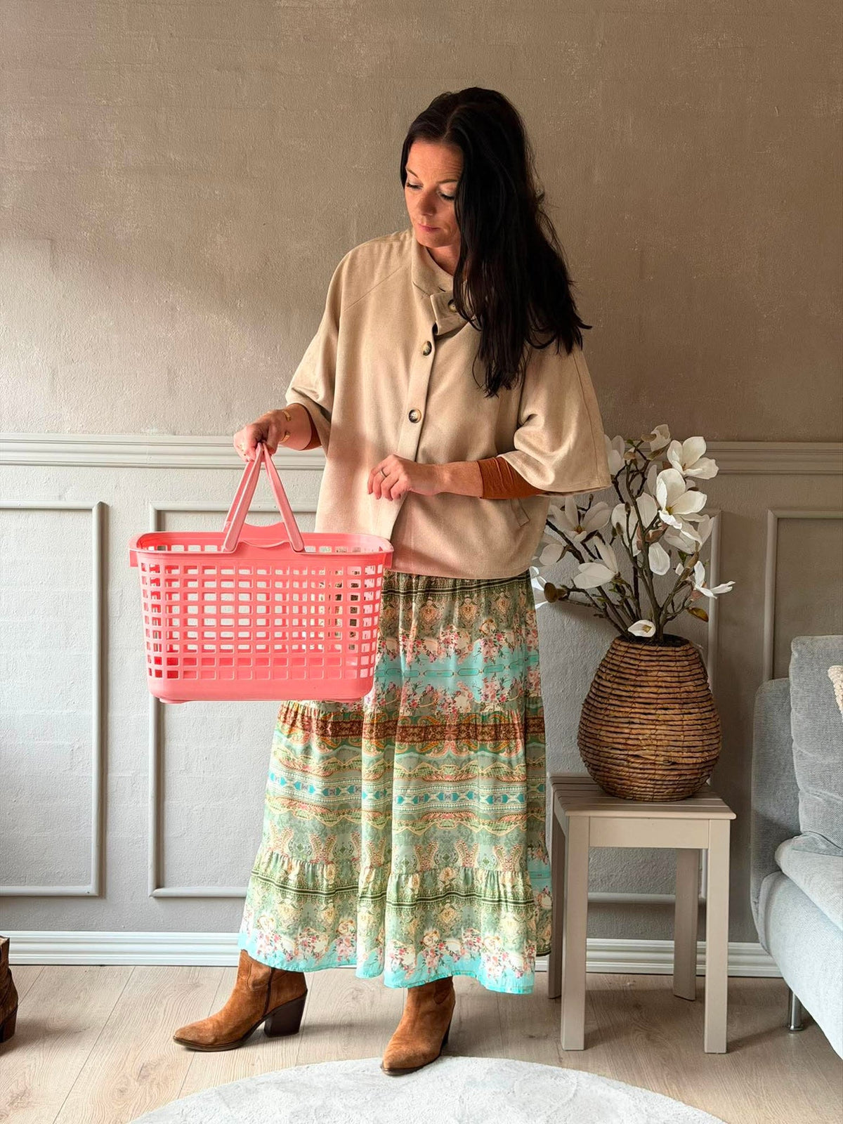 Opbergmand Pink - Summer deal