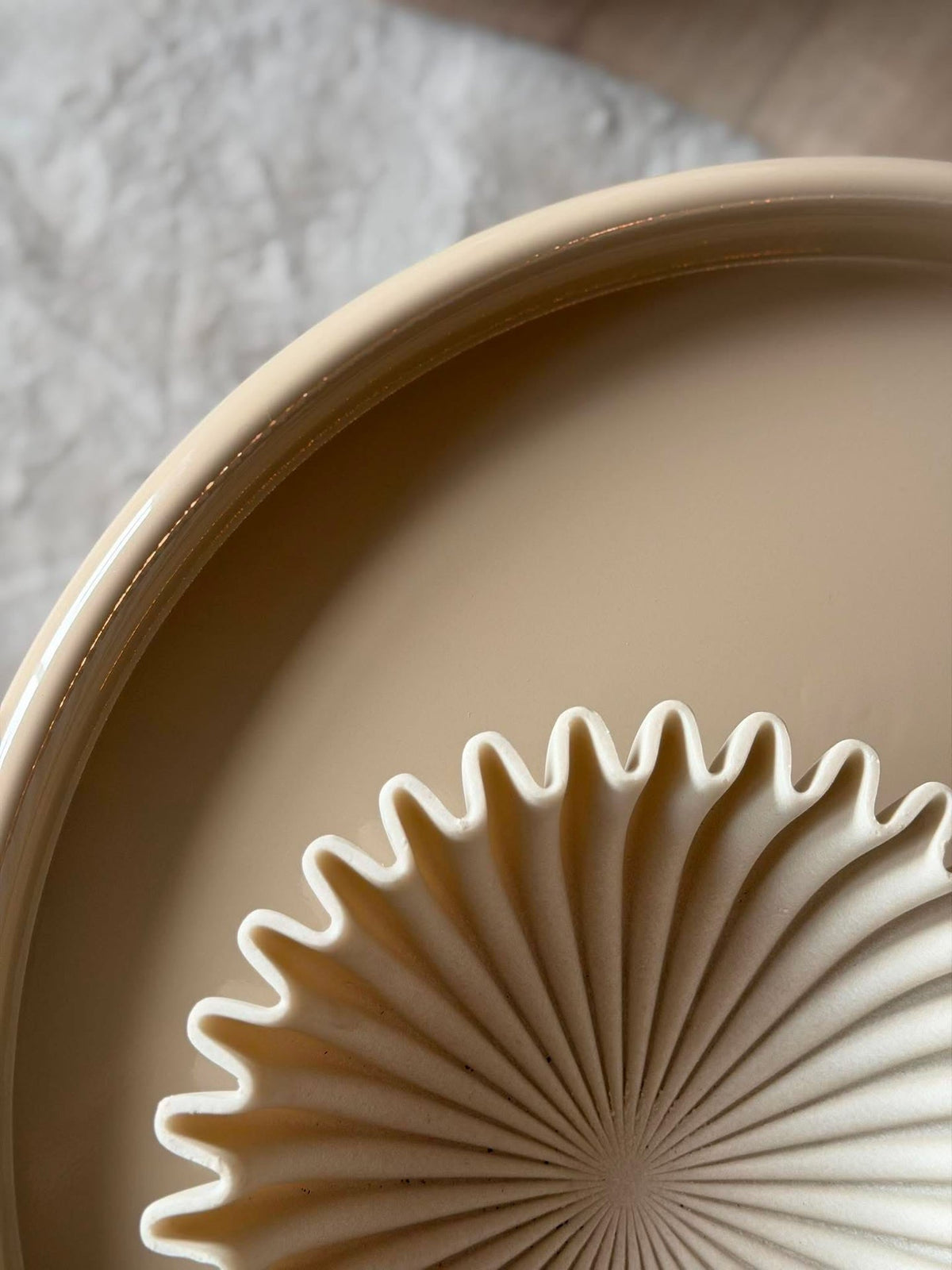 Bijzettafel - Shiny Beige