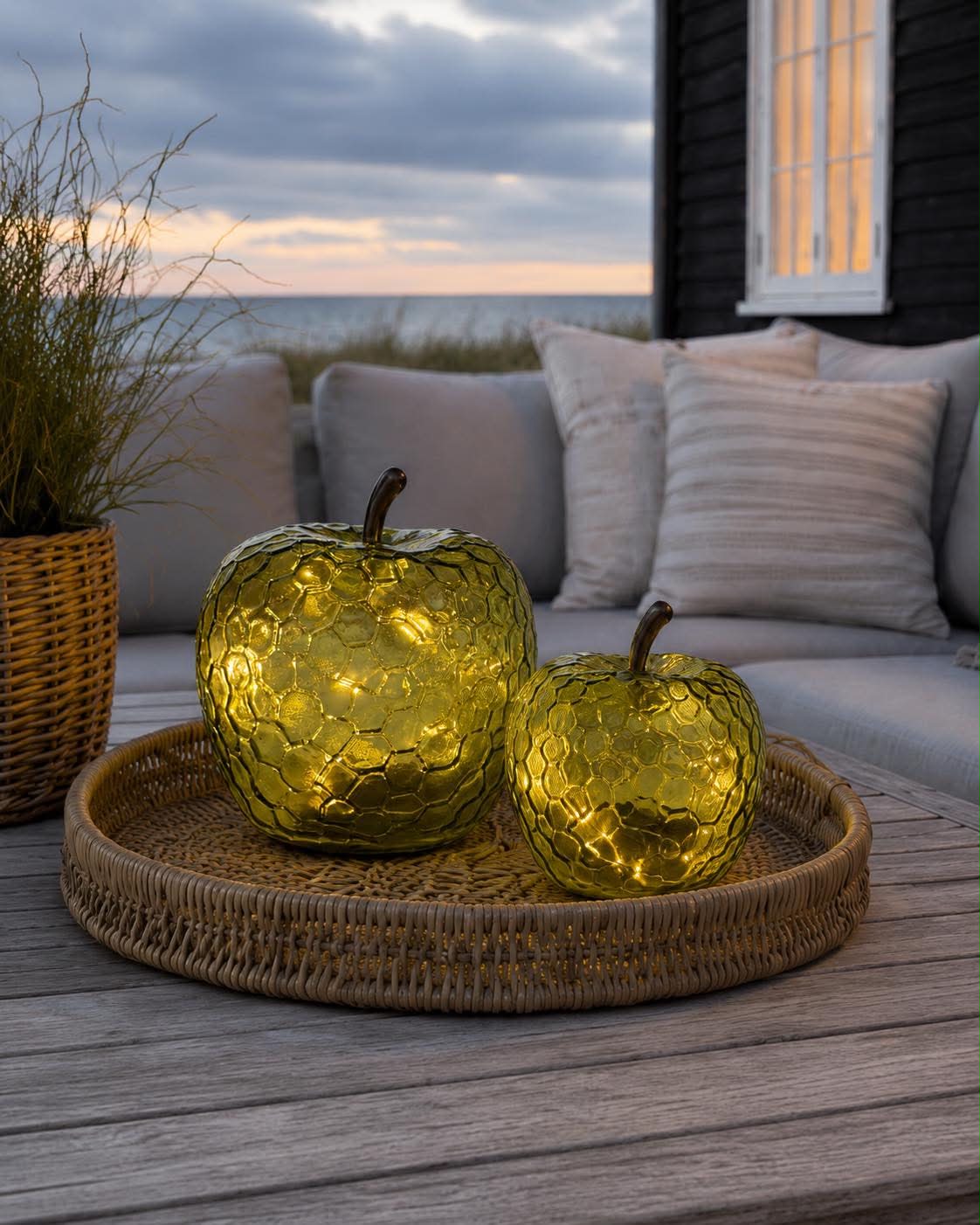 Appels met zonnecellen