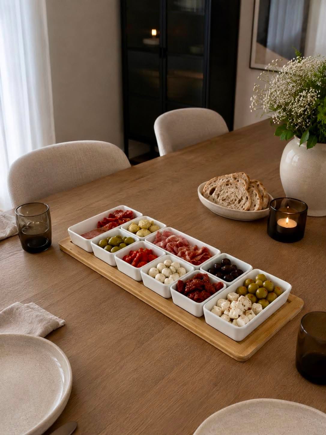 XL Tapasbord met 9 delen