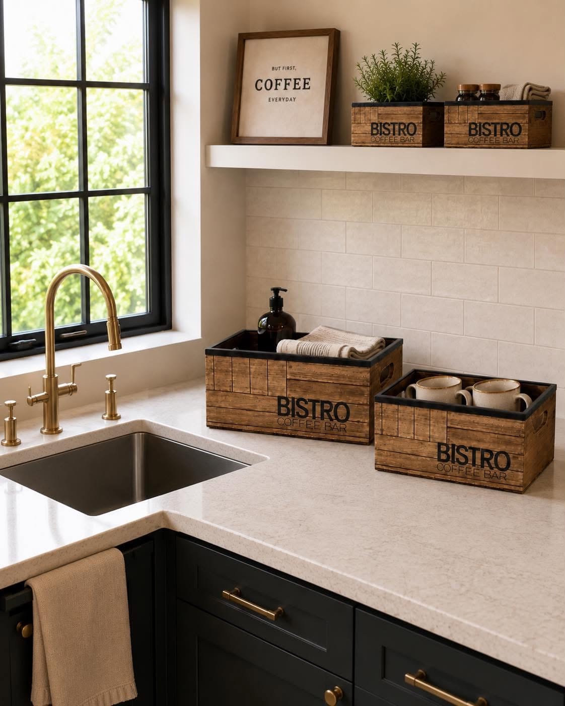 Boxen BISTRO - Set van 4 stuks