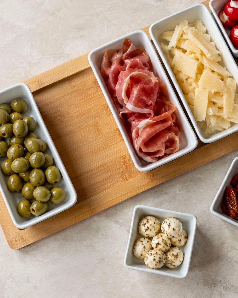 XL Tapasbord met 9 delen