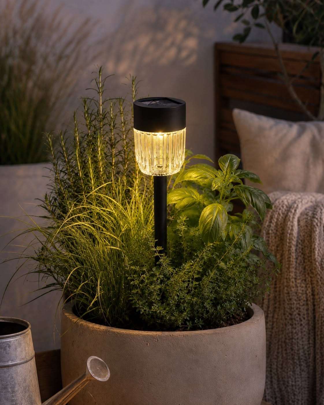 Fakkel Dexter met solar - 39 cm