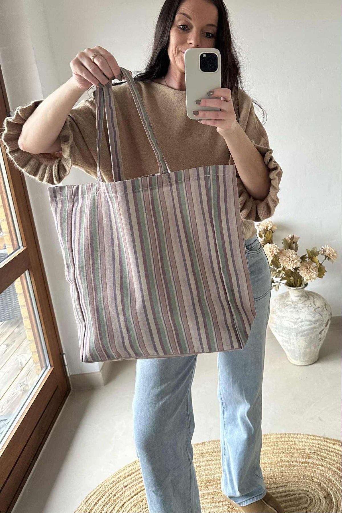Shopper Gestreept