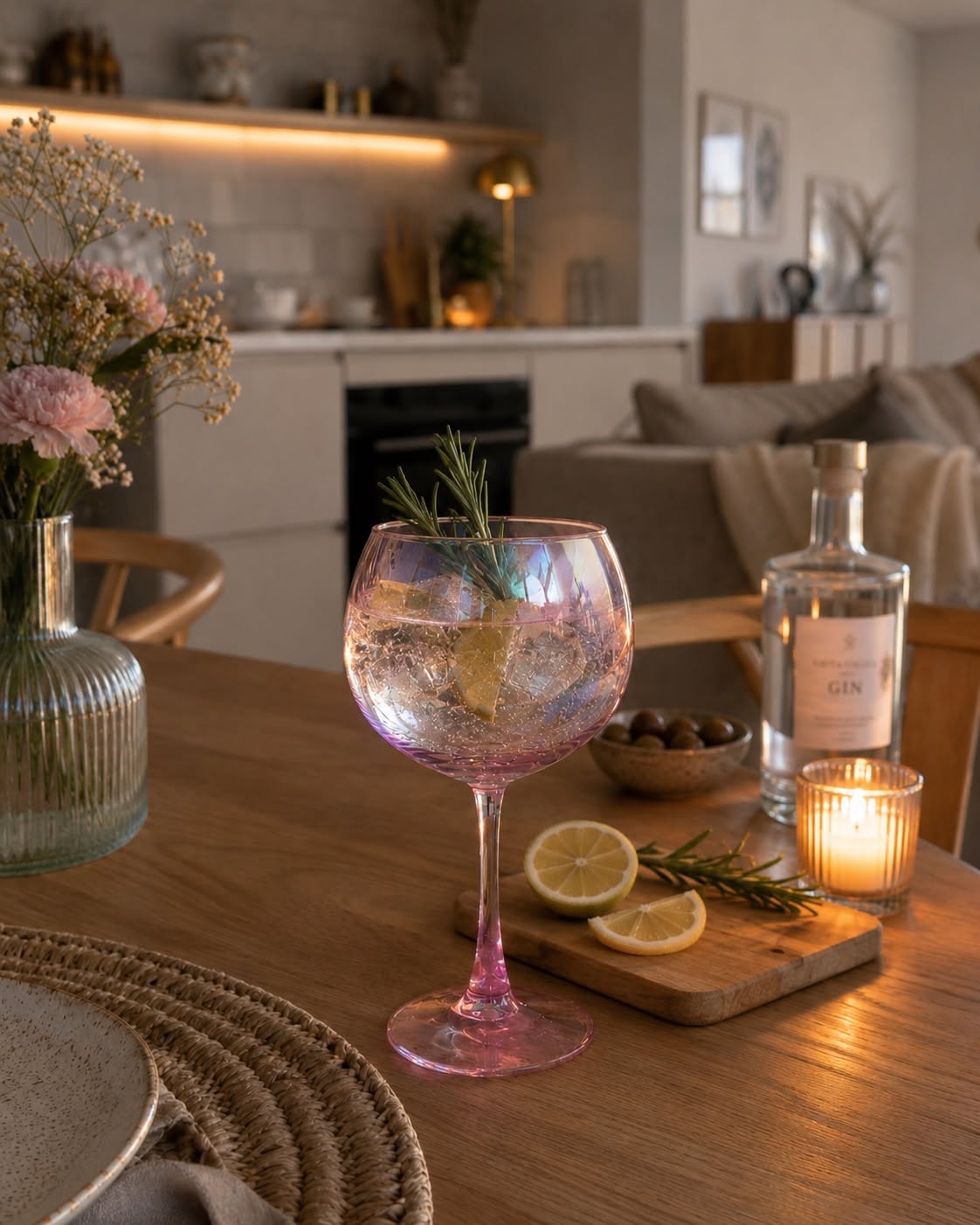 Gin tonic glas - Roze 2.Sortering