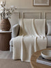 Plaid wafelpuntsteek offwhite