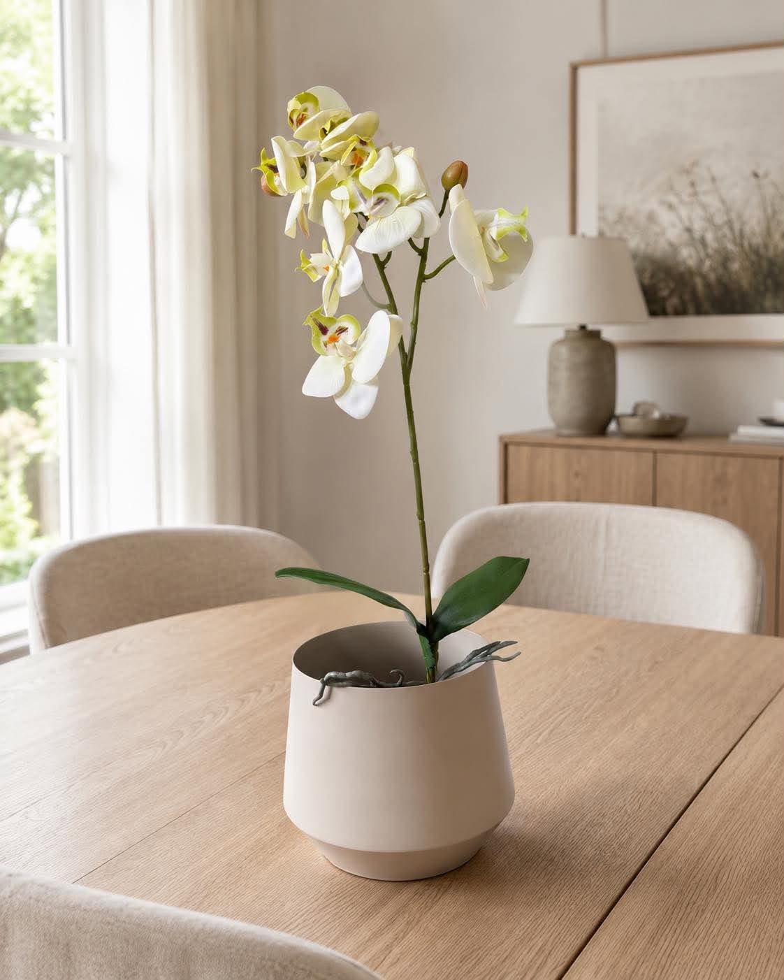 Orchideeënstengel - 41 cm - Wit