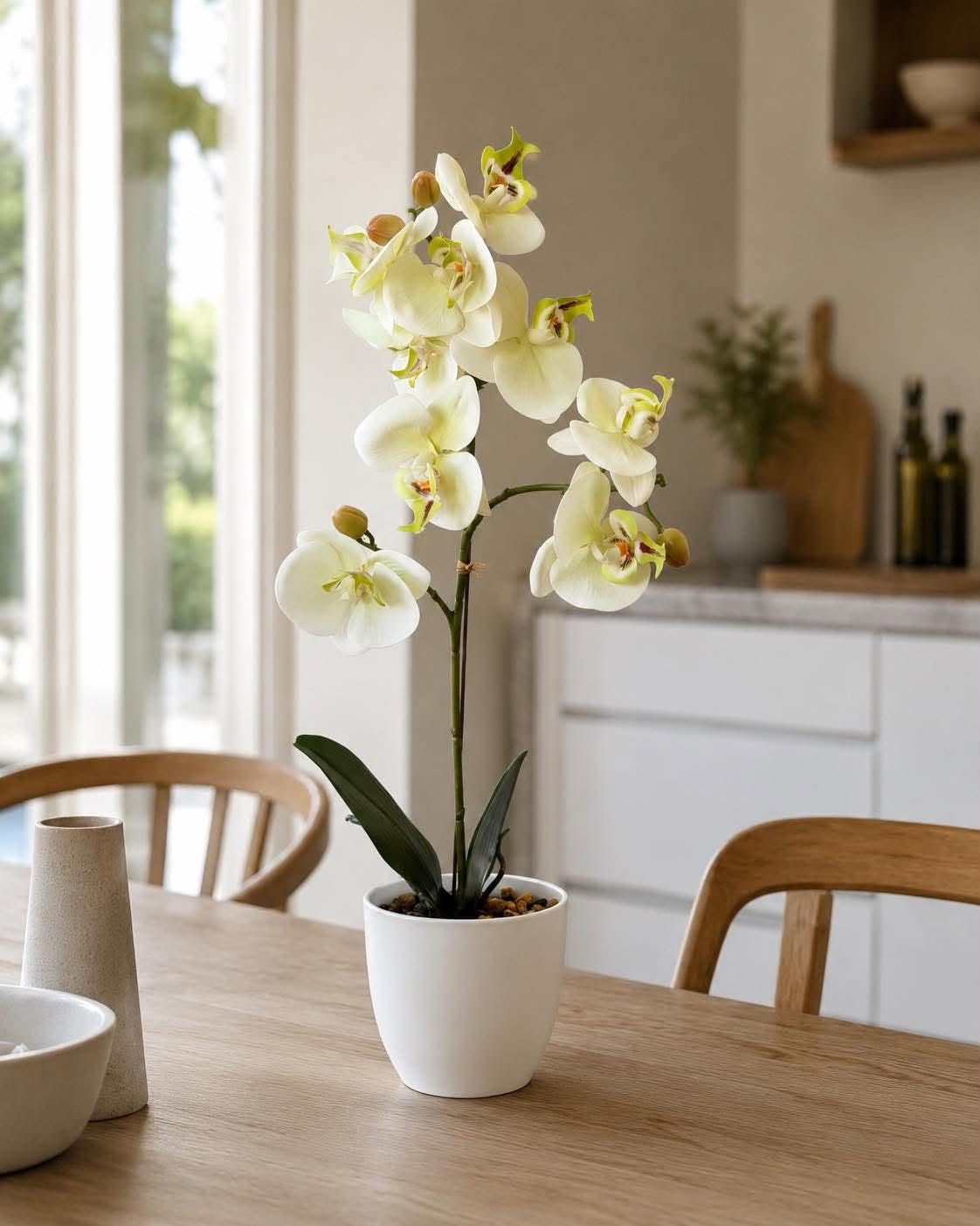 Orchidee in pot - Wit