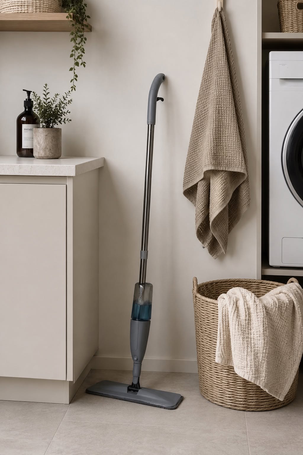 Mop met spray