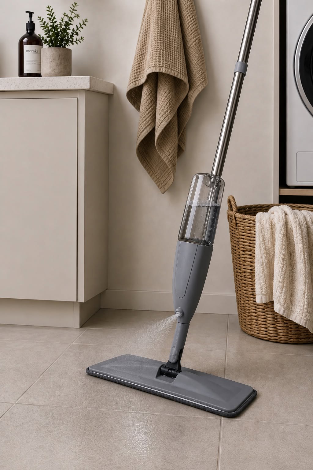 Mop met spray