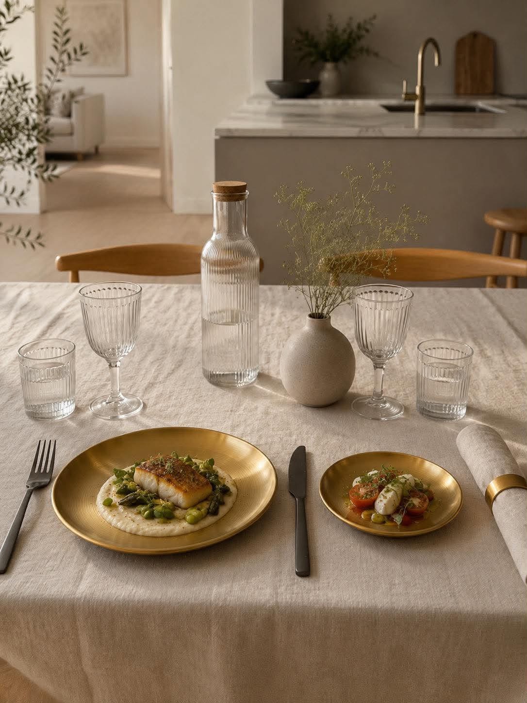 Bord Golden – Roestvrij staal