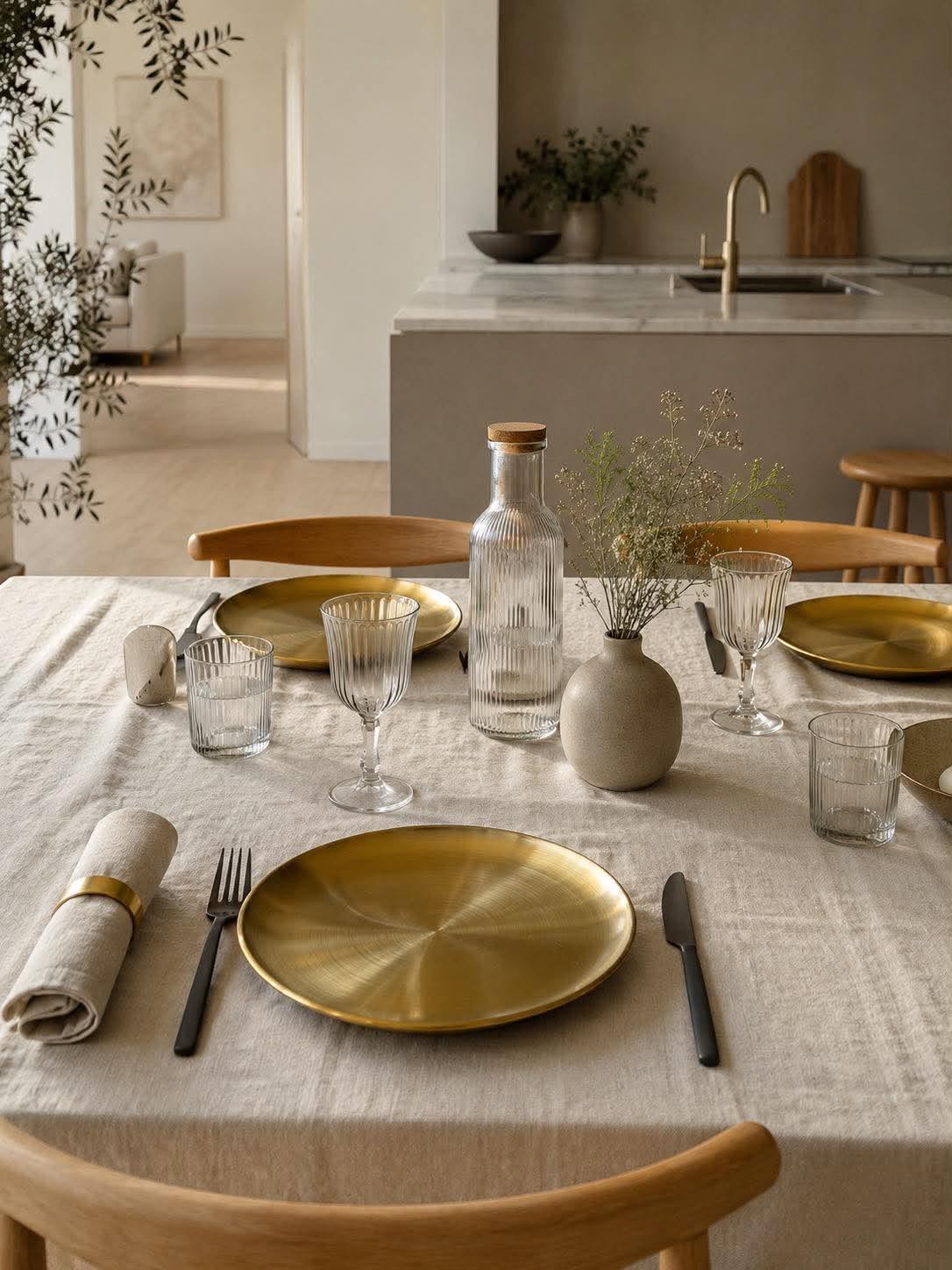 Bord Golden – Roestvrij staal