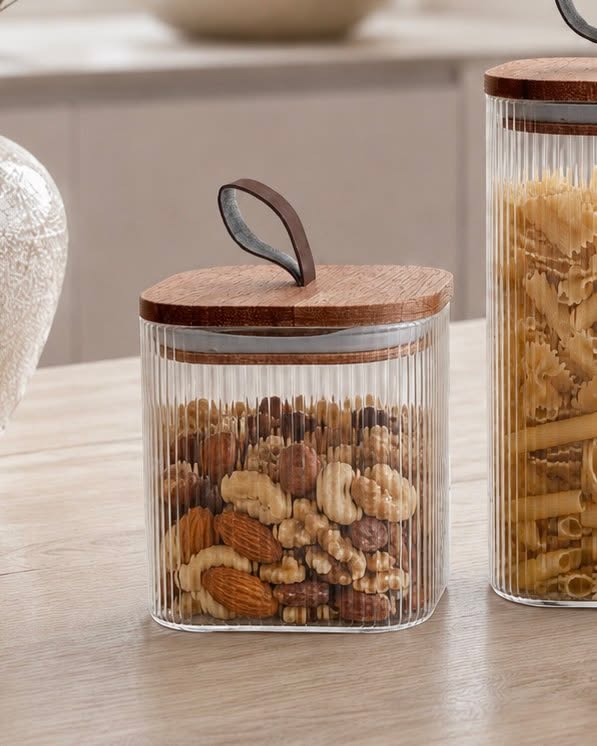Voorraadglas voor levensmiddelen - meerdere maten