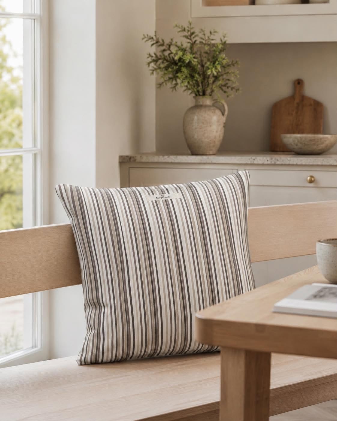 Kussensloop by Mogensen - Small Stripes 50x50