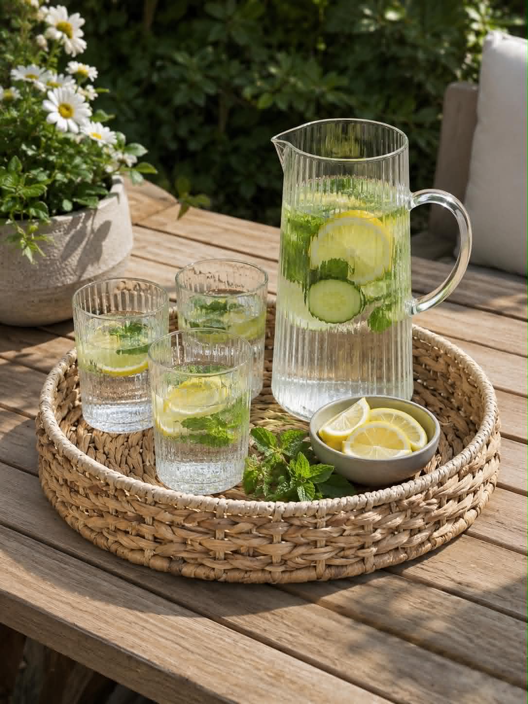 Tray van waterhyacint - Dia 30cm