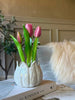 Tulp in pot - Roze met 3 bloemen
