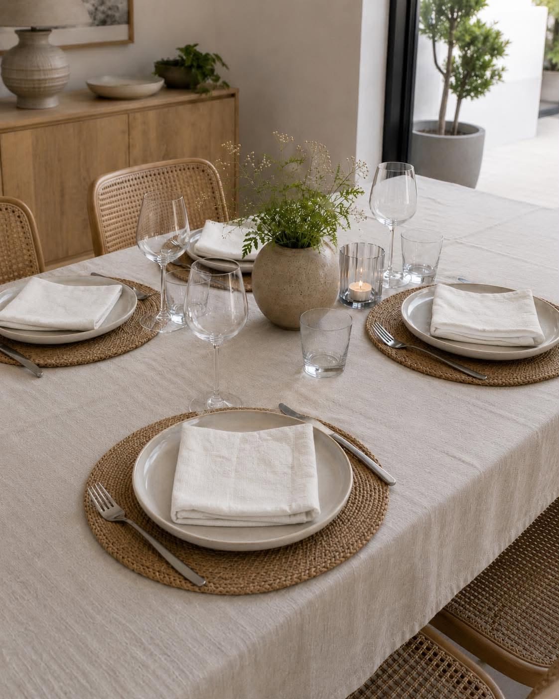 Mondservetten 4 stuks - Wit