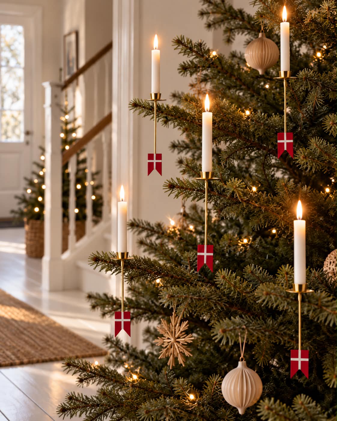 Kaarsenhouder voor kerstboomkaarsjes