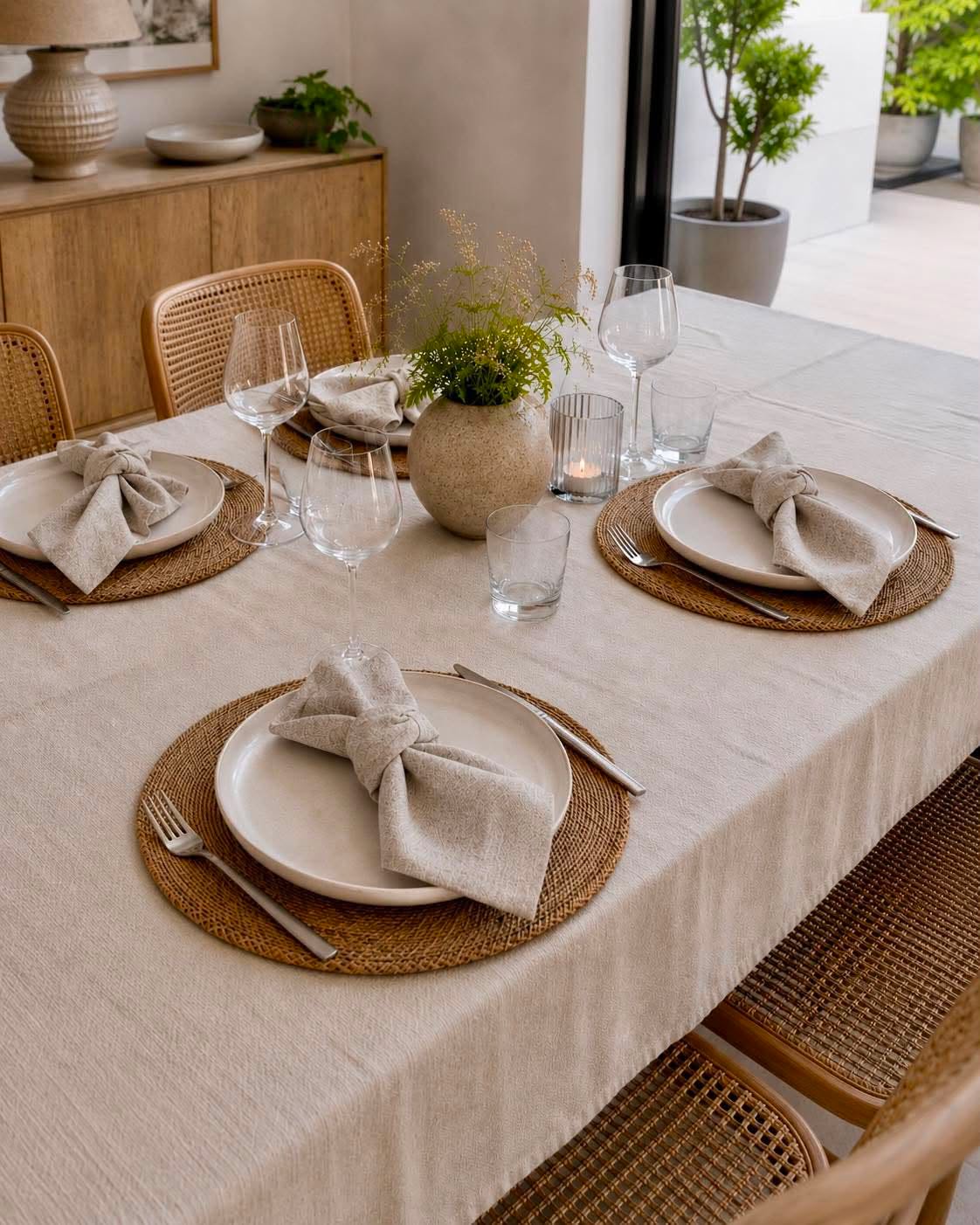 Servetten 4 stuks - Beige