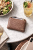 Portemonnee Sofya - Handgevlochten Dark Taupe