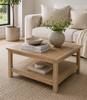Salontafel met plank
